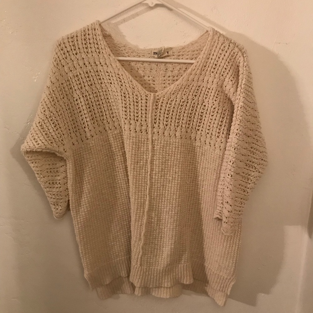 Billabong short sleeve sweater